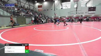 83 lbs Quarterfinal - KIng Tugler, Tulsa North Mabee Stampede vs Osiris Chairs, Raw Wrestling Club