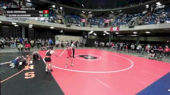 126 lbs Cons. Round 2 - Oliver Blackburn, Minooka vs Isaac Rotramel, Gibson City-Melvin-Sibley