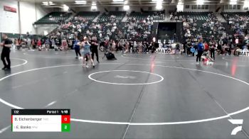 132 lbs Semifinal - Elijah Banks, Pikes Peak Warriors vs Barrett Eichenberger, Torrington Wrestling Club