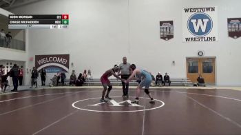 157 lbs Chase McFadden, Westtown School vs Josh Morgan, Church Farm School