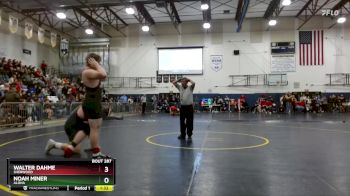 285 lbs Semifinal - Walter Dahme, Sherwood vs Noah Miner, Aloha