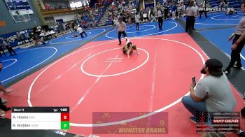 76-80 lbs Quarterfinal - Asher Hobbs, Salina Wrestling Club vs Ryatt Rodden, Harrah Little League Wrestling