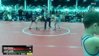 84 lbs Round 7 (10 Team) - Dom Pizzuli, Finger Lakes Elite vs Cacey Lowe, Smyrna Wrestling