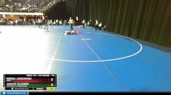 115 lbs Champ. Round 1 - Adison Glosser, Moyer Elite Wrestling vs Kenna Jankowski, Iowa