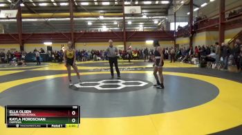 110 lbs Quarterfinal - Ella Olsen, Andrew High School vs Kayla Moroschan, Chippewa