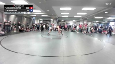 92 lbs 3rd Place Match - Lexander Ramirez, 208 Badgers Wrestling Club vs Cade Mueller, Southern Idaho Training Center