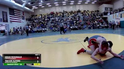 113 lbs Quarterfinal - Aidan McDonald, CANTON MCKINLEY vs Trevor Alford, SPRINGFIELD(Akron)