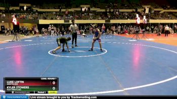 100 lbs Cons. Round 1 - Kyler Stowers, Flex Wrestling vs Luke Loftin, Unattached