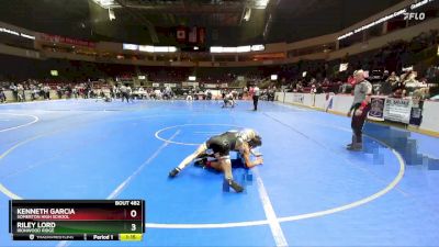 120 lbs Quarterfinal - Kenneth Garcia, Somerton High School vs Riley Lord, Ironwood Ridge