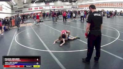 92 lbs Round 2 - Mason Bruber, MWC Wrestling Academy vs Taylor Hunt, Nebraska Boyz