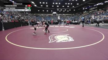 115 lbs Quarterfinal - Kayle Baldwin, Great Bend Hs vs Heily Batres, Emporia Hs