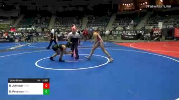 123 lbs Semifinal - Bianca Johnson, Team Takedown vs Deana Peterson, Standfast Wrestling