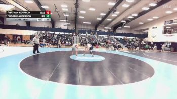 184 lbs Cons. Semi - Robbie Anderson, Misericordia vs Nathan Kovalcik, Messiah