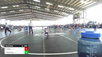 64 lbs Consolation - Riley Miller, Hurricane Wr Ac vs Jaxi Jean Downing, Colorado Bad Boys