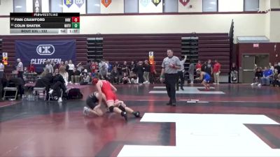 132 lbs Cons. Round 1 - Finn Crawford, Independence vs Colin Shatek, NH/TV