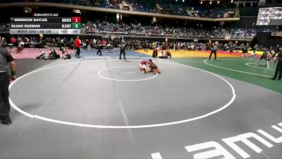 5A 138 lbs Cons. Round 2 - Brendon Sayles, Midlothian Heritage vs Elijah Guzman, Dallas Hillcrest