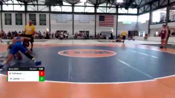 132-140 lbs Cons. Semi - Rasiah Jones, Corn Jerkers vs Bodee Fathauer, Unattached