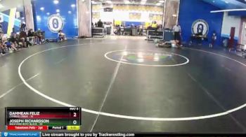160 lbs Round 3 (8 Team) - Joseph Richardson, Backyard Boyz Black vs Dammean Feliz, Cypress Creek