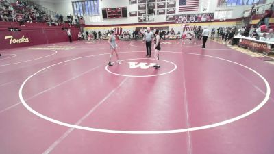 105 lbs Round 3 - Rhemy Hutchcraft, SMITHVILLE vs Kendall Foust, TRENTON