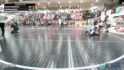 80 lbs Rr Rnd 2 - Lloyd Gregston, Bartlesville Wrestling Club vs Kutter Means, Brushy Wrestling Club