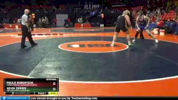 3A 285 lbs Semifinal - Kevin Zimmer, Orland Park (Sandburg) vs Paulie Robertson, Carol Stream (Glenbard North)