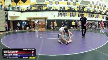 144 lbs Cons. Round 3 - Vince Kessinger, Floyd Wrestling Club vs Matthew Billet, Legends Of Gold Wrestling