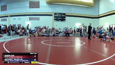 62 lbs Cons. Round 2 - Jaxon Cox, Rhyno Academy Of Wrestling vs Anthony Talley Jr., Central Indiana Academy Of Wrestling