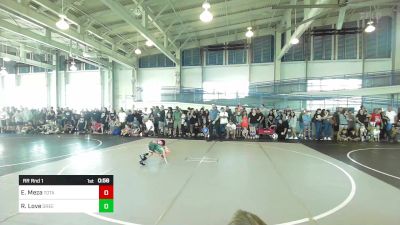 37 lbs Rr Rnd 1 - Eliana Meza, Total Kaos WC vs Rilynn Love, Green River Grapplers