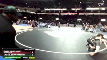 144 lbs Cons. Round 2 - Javian Jerome Blessing, Lincoln (Tacoma) vs Sayed Hamid Sadat, Kent Meridian