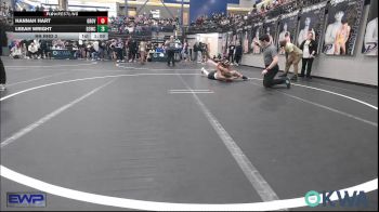 138 lbs Rr Rnd 3 - Hannah Hart, Grover Rains Wrestling Club vs Leeah Wright, D3 Wrestling Cluib