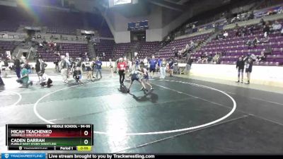 94-95 lbs Round 3 - Micah Tkachenko, Widefield Wrestling Club vs Caden Darrah, Pueblo West Storm Wrestling