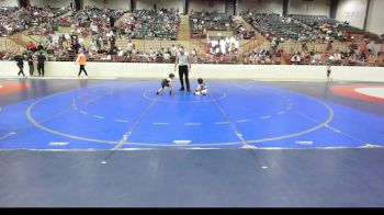 46 lbs Consi Of 8 #2 - Dalton Clark, Compound Wrestling vs Greyson Jones, Coweta Cobras Wrestling Club
