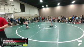 70-72 lbs Round 3 - Dawson Thompson, Gladiator Wrestling Club vs Oliver Woods, Rockwall Training Center