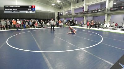 135 lbs Cons. Semis - Morgan Hills, Colby Kids Wrestling Club vs Keanna Conrad, Team Idaho Wrestling Club