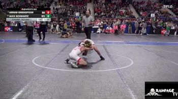 72 lbs Champ. Round 1 - Abram Griekspoor, Maize vs Jaxx Schwartz, WTC