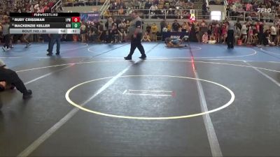 55 lbs Quarterfinal - Ruby Crissman, 10th Planet Wrestling vs Mackenzie Keller, Athena