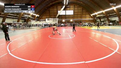170B lbs Rr Rnd 5 - Joseph Bernardi, South Side Wc vs Hayden Passaretti, Journeymen