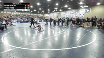 126 lbs Champ. Round 1 - Osiel Perez, Redwood vs Thiago Hidalgo, Dos Pueblos