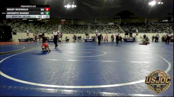 90 lbs 2nd Place - Brady McDonald, Raw Wrestling Club vs AnTerryo Banner, HURRICANE WRESTLING ACADEMY