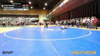 70 lbs Semifinal - Julian Palafox, Southwest Stallions WC vs Elijah Tucker, Gladiator Wrestling
