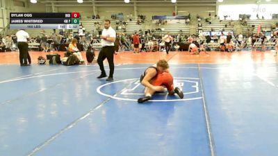 160 lbs Rr Rnd 3 - Dylan Ogg, Indiana Outlaws White - HSB vs James Whitbred, 4M Power - HSB