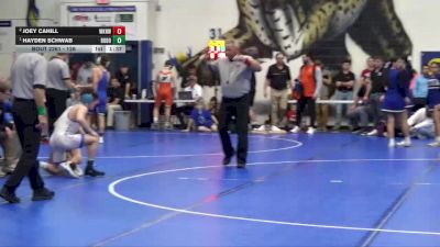 126 lbs 1st Place Match - Hayden Schwab, Don Bosco vs Joey Cahill, Waukee Northwest