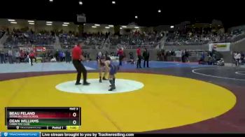 113 lbs Cons. Round 1 - Beau Feland, Roseburg High School vs Dean Williams, Canby Mat Club