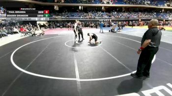 5A 190 lbs Cons. Round 2 - Paul Miranda, Carrollton Creekview vs Braden Swanson, Canyon