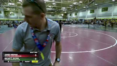 90 lbs Cons. Round 3 - Beckett Glynn, Thunder Wrestling Club vs James Neiman, Spearfish Youth Wrestling