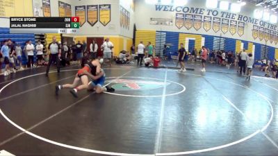 120 lbs Cons. Round 6 - Jalal Naghib, St John Neumann vs Bryce Stone, Mayhem Wrestling Club