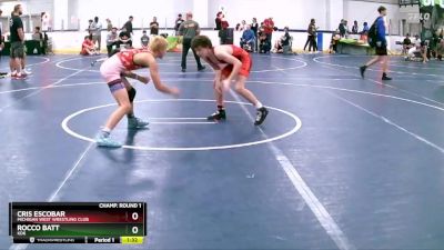 105 lbs Champ. Round 1 - Rocco Batt, KD6 vs Cris Escobar, Michigan West Wrestling Club