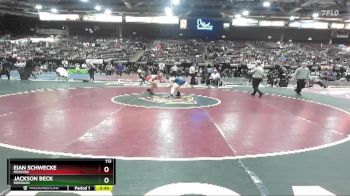 113 lbs Cons. Round 3 - Eian Schwecke, Moscow vs Jackson Beck, Meridian