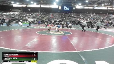 113 lbs Cons. Round 3 - Eian Schwecke, Moscow vs Jackson Beck, Meridian