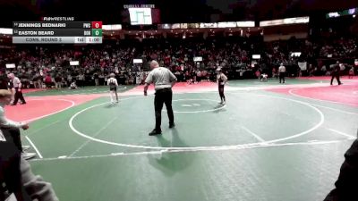 100 lbs Cons. Round 3 - Jennings Bednarki, PWCA vs Easton Beard, DONA